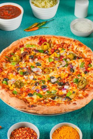 Mixed grill pizza-new